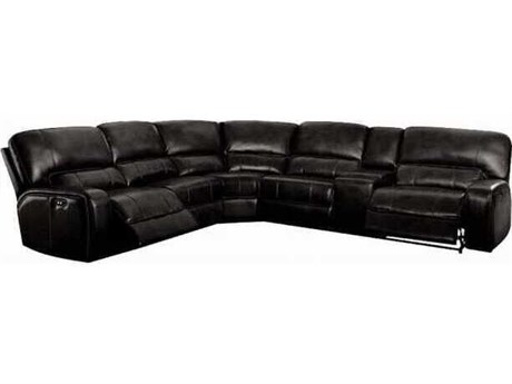 Acme Furniture Saul Faux Leather Sectional Sofa