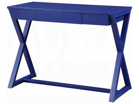 Acme Furniture Nalo Twilight Blue Poplar Wood Writing Desk