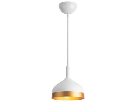 Artcraft Dash 1-Light White Gold Mini Pendant