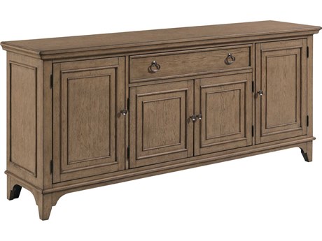 American Drew Carmine Hallsworth 76" Oak Wood Latte Media Console