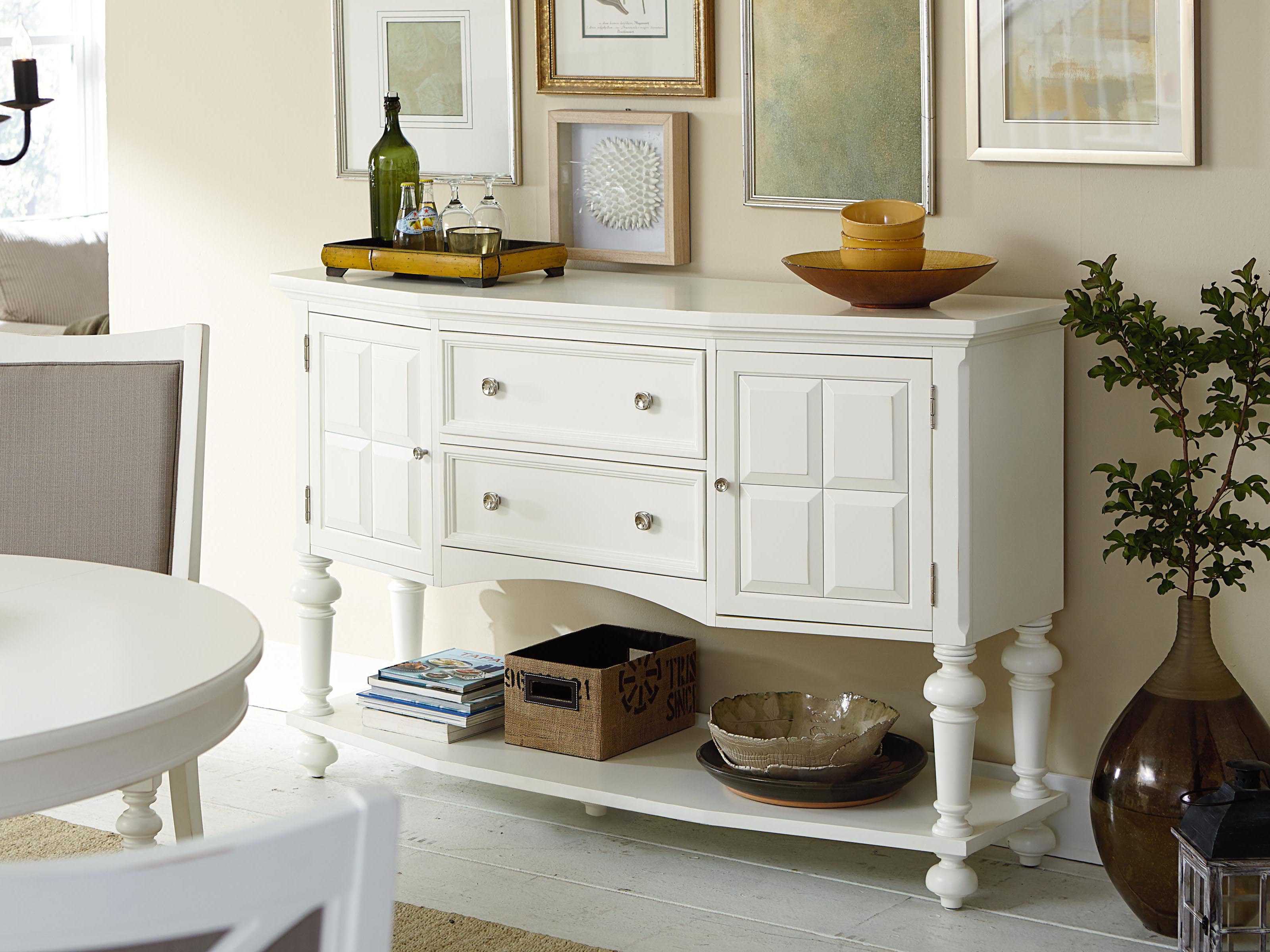 American Drew Lynn Haven Dover White 62''L x 20''W Sideboard AD416857