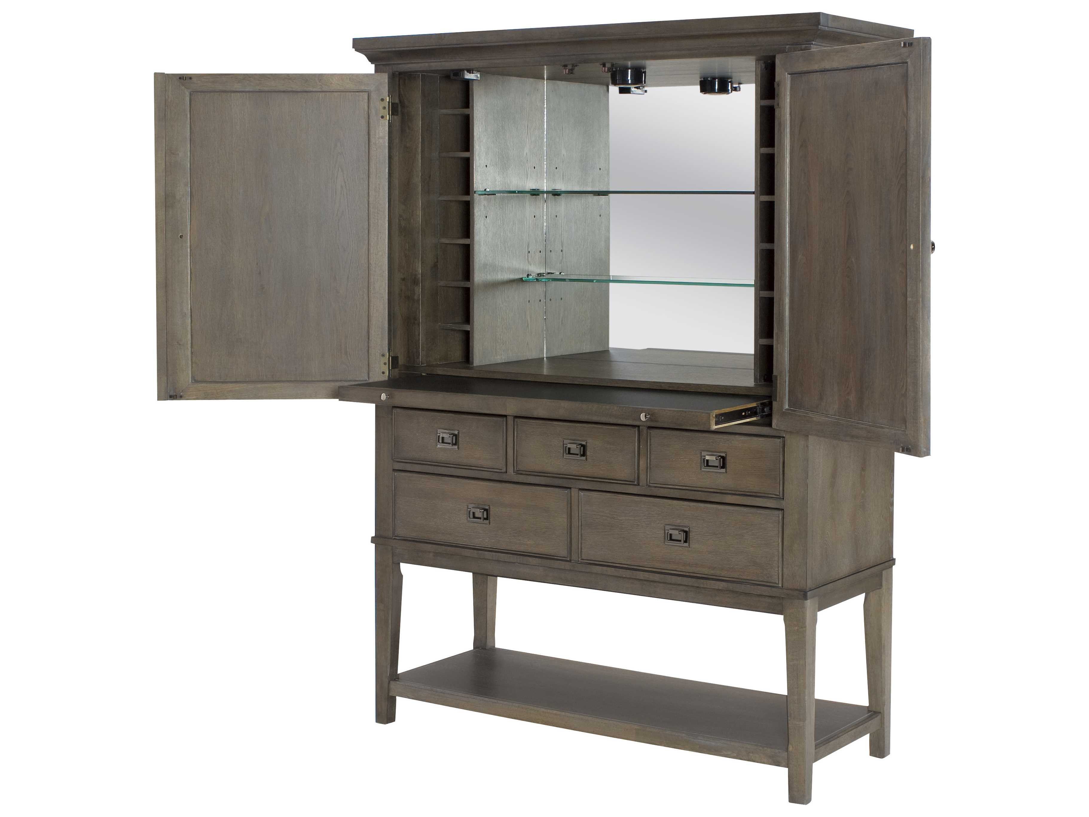 American Drew Park Studio Weathered Taupe with Gray Wash Entertainment