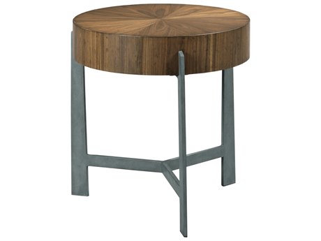American Drew Modern Synergy Round Wood End Table