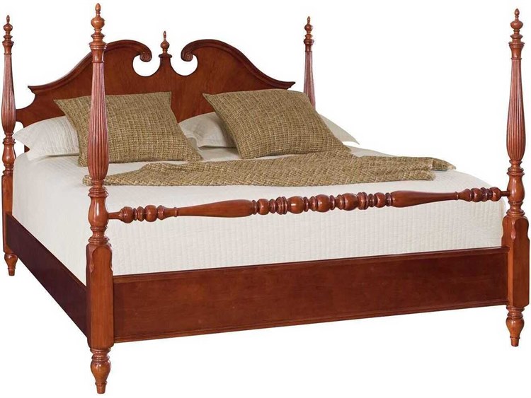 American Drew Cherry Grove Low Poster Bed - Thumbnail 3