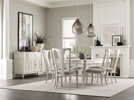 American Drew Harmony Oak Wood Dining Room Set