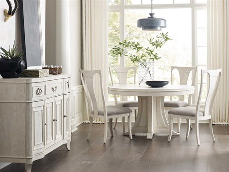 American Drew Harmony Oak Wood Dining Room Set