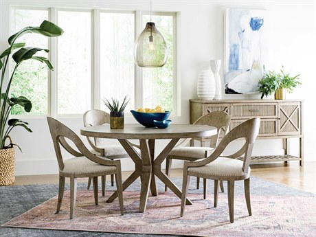 American Drew West Fork Elm Wood Dining Room Set