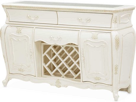 Michael Amini Lavelle Classic Pearl 65" Poplar Wood Sideboard