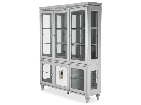 Michael Amini Melrose Plaza Dove Display Cabinet