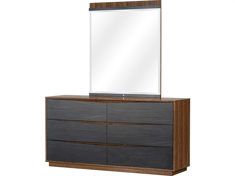 AICO - Michael Amini  Kayner 6-Drawers Brown Double Dresser