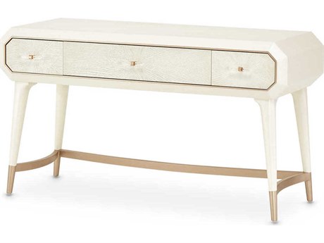 Luxecor Gilded Champagne Birch Wood Vanity Table
