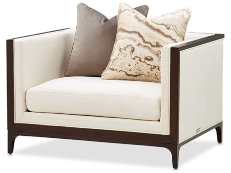 Michael Amini Belmont Place Cream Accent Chair