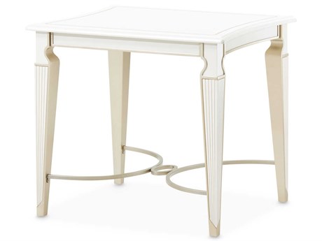 Michael Amini La Marisia Square Wood End Table