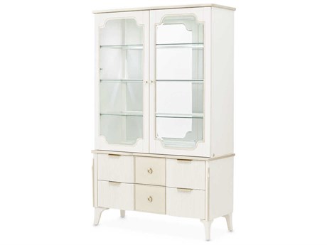 Michael Amini La Marisia Poplar Wood Display Cabinet