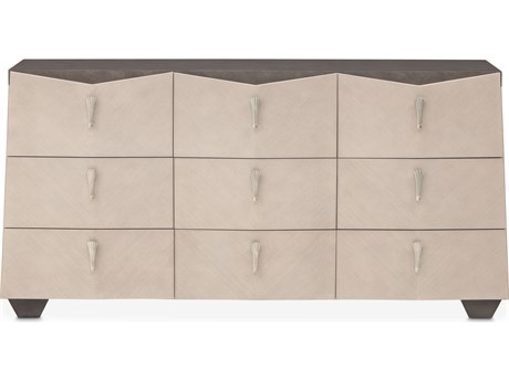 Michael Amini Fantosini Beige Poplar Wood Dresser