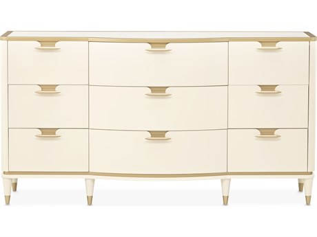 Michael Amini La Terrazza Beige Poplar Wood Dresser