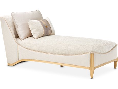 Michael Amini La Terrazza Beige Upholstered Chaise