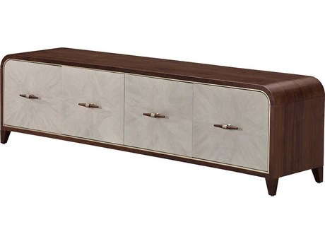 Michael Amini Houston 80" Rubberwood Media Console