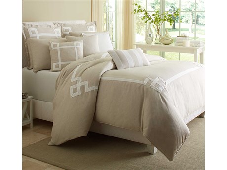 Michael Amini Bedding Avenue Natural Comforter Set