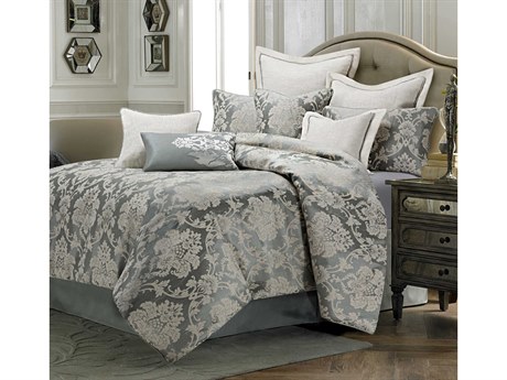 Michael Amini Cambria Mineral Ten-Piece King Comforter Set