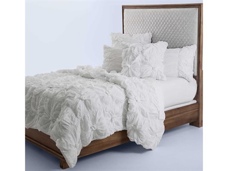 Michael Amini Savanna White Five-Piece Queen Comforter Set