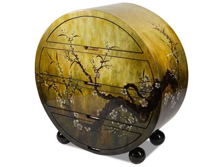 Michael Amini Illusions Multi Acacia Wood Accent Chest