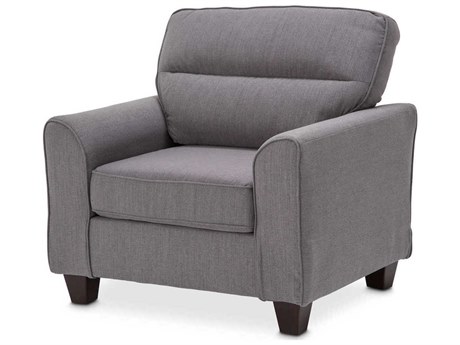 Michael Amini Millenial Gray Fabric Accent Chair
