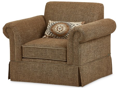 Michael Amini Carrollton Brown Accent Chair