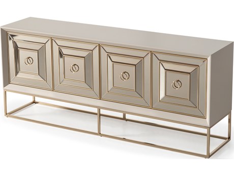 Michael Amini Madison Rectangular Wood Console Table
