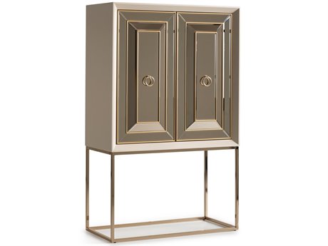 Michael Amini Madison Gold Bar Cabinet