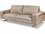 Michael Amini Mia Bella 94" Light Gray Stainless Steel Silver Leather Upholstered Sofa  AICMBGIANN15LGR13