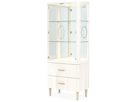 Michael Amini London Place Poplar Wood Display Cabinet