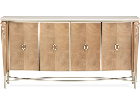 Michael Amini Villa Cherie - Caramel 74" Birch Wood Sideboard