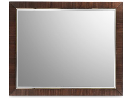 Michael Amini Belmont Place Espresso Rectangular Wall Mirror