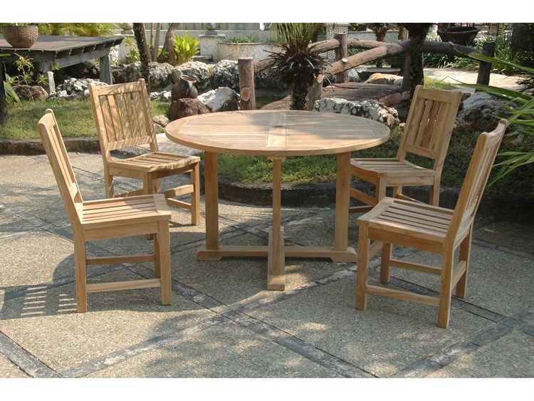 Anderson Teak Tosca Sonoma Natural 5 Piece Dining Set