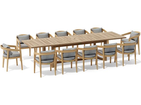 Anderson Teak Toscana 13 Piece Extension Dining Set