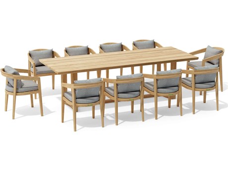 Anderson Teak Toscana 11 Piece Extension Dining Set