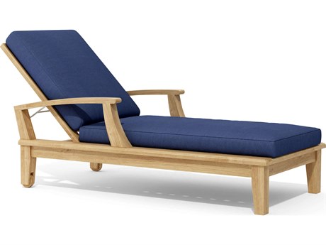 Anderson Teak Brianna Natural Chaise Lounge