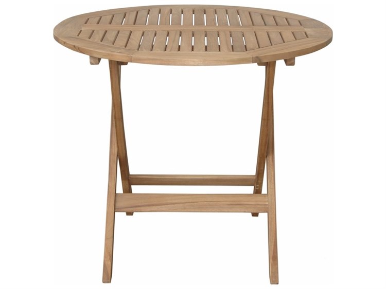 Anderson Teak Chester 32'' Round Folding Picnic Table