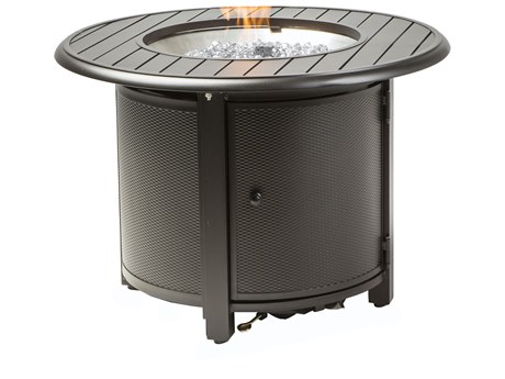 Alfresco Home Bay Ridge Blacksmith Round Patio Fire Pit Table