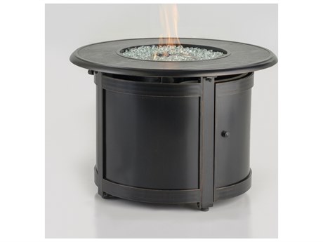 Alfresco Home Manchester Blacksmith Round Outdoor Patio Fire Pit Table