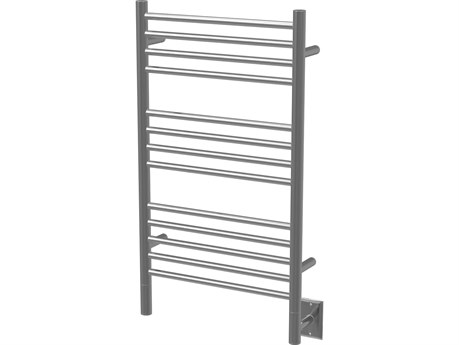 Amba Jeeves Brushed Straight 13-Bar Hardwired Towel Warmer