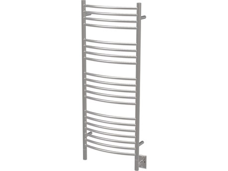 Amba Jeeves Polished Curved 20-Bar Hardwired Towel Warmer