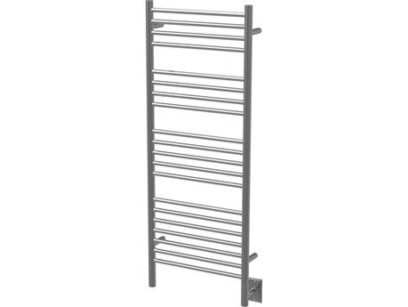 Amba Jeeves Brushed Straight 20-Bar Hardwired Towel Warmer