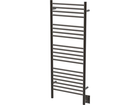 Amba Jeeves Oil Rubbed Bronze Straight 20-Bar Hardwired Towel Warmer