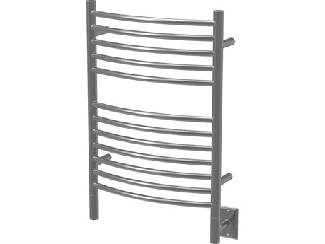 Amba Jeeves Brushed Curved 12-Bar Hardwired Towel Warmer