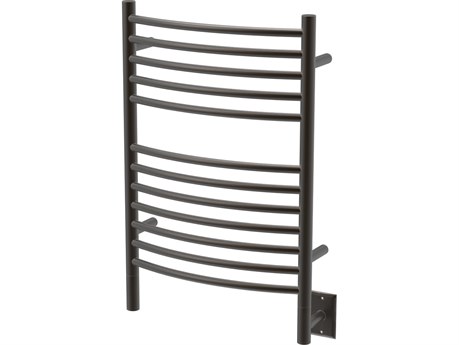 Amba Jeeves Oil Rubbed Bronze Curved 12-Bar Hardwired Towel Warmer