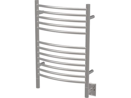 Amba Jeeves Polished Curved 12-Bar Hardwired Towel Warmer