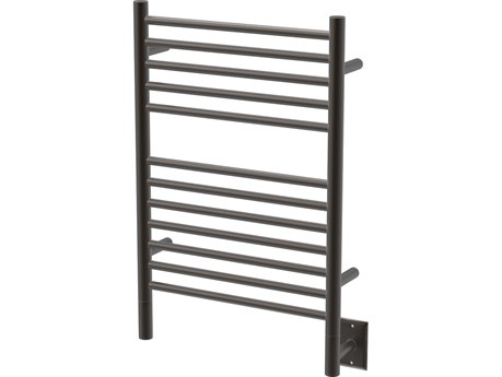 Amba Jeeves Oil Rubbed Bronze Straight 12-Bar Hardwired Towel Warmer