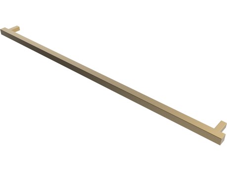 Amba Modello-I Satin Brass Square 59" Hardwired Single Bar